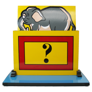 Back Stage vanishing Elephant