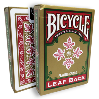 Bicycle Leaf Back Deck (Red)