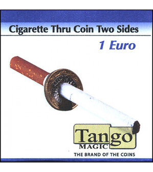 Cigarette Through 1 Euro dubbelzijdig