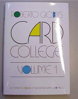 Card College Volume 1 by Roberto Giobbi - Book