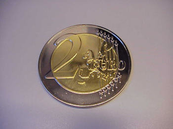 Jumbo 2 Euro Economy coin - Trick