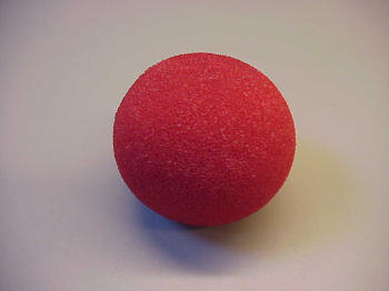 SS 4 inch sponge ball loose red