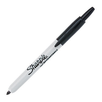 Sharpie Retractable Permanent Zwart 