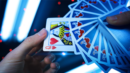 Cherry Casino Speelkaarten (Tahoe Blue)