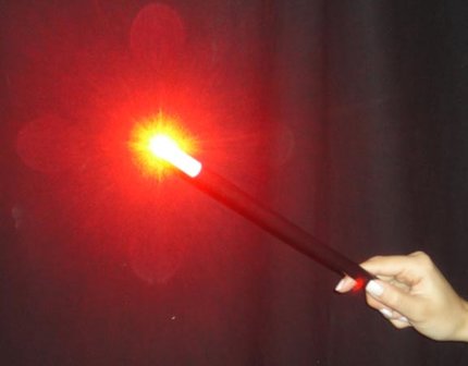 Super wand light rood