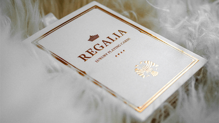 Regalia White Speelkaarten by Shin Lim