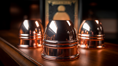 LEGEND Cups and Balls (Copper/Polished) by Murphy&#039;s Magic