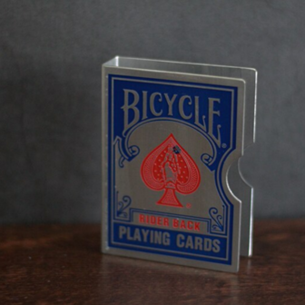 Bicycle card guard clip blauw