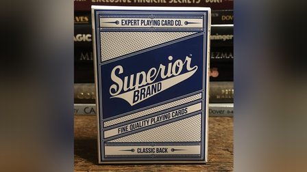 Superior (Blue) Playing Cards by Expert Playing Card Co 