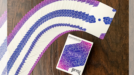 Bicycle Neon Blue Aurora Cardistry Speelkaarten