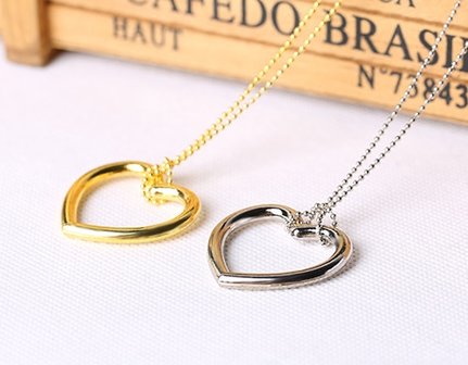 Ring en Chain truc (hart goud)