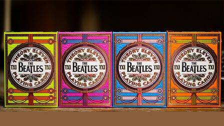 The Beatles (Orange) Playing Cards by theory11