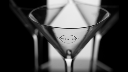 Rosen Roy Martini Glass by Rosen Roy