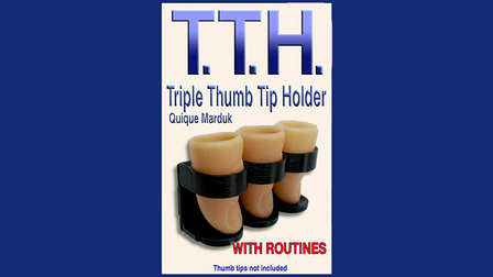 TRIPLE THUMB TIP HOLDER by Quique Marduk