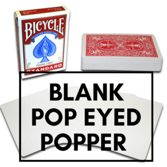 Bicycle BLANK pop eyed popper Deck