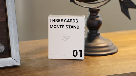 Three Cards Monte Stand RED by Jeki Yoo