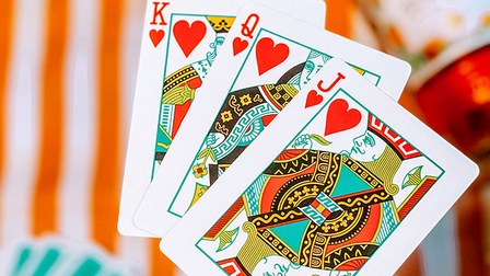 Summer NOC Pro Sunset (oranje) Playing Cards