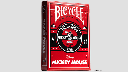 Bicycle Disney Classic Mickey Mouse (Red) Speelkaarten