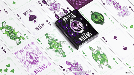 Bicycle Disney Villains (Purple) speelkaarten by US Playing Card Co.