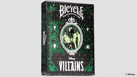 Bicycle Disney Villains (Green) speelkaarten by US Playing Card Co.