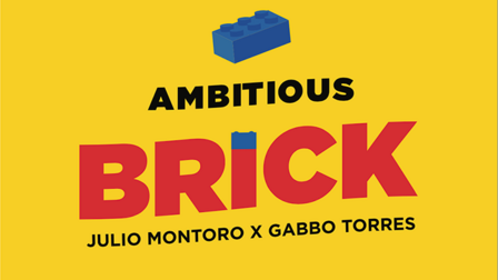 Ambitious brick by Julio Montoro and Gabbo Torres
