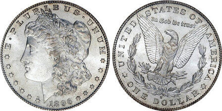 Morgan Dollar, copy