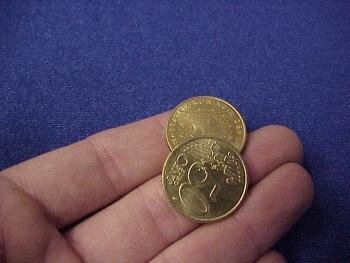 Flippercoin magnetisch 50ct