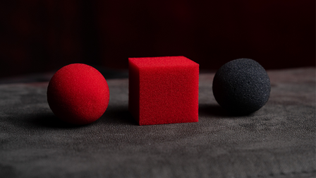 Color Changing Sponge Balls to Square by Murphy&#039;s Magic