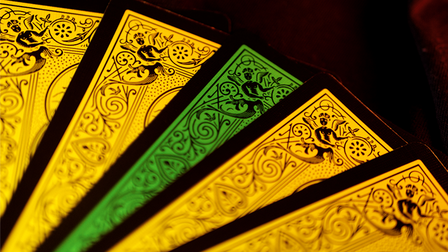 Bicycle Reverse (Yellow) Playing Cards