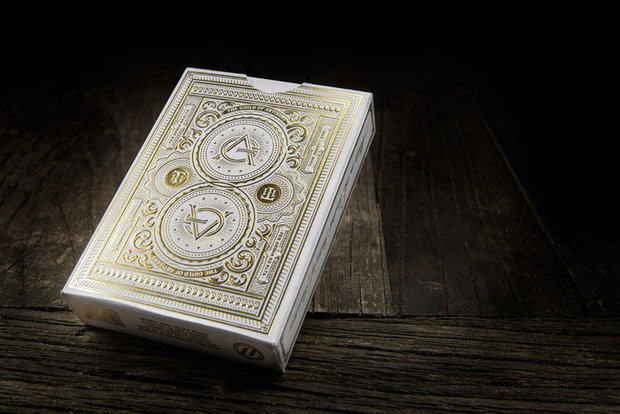 White Artisan playing cards