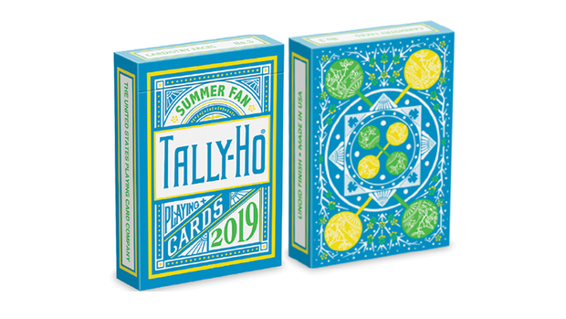 ally Ho Fan Back Summer Playing Cards