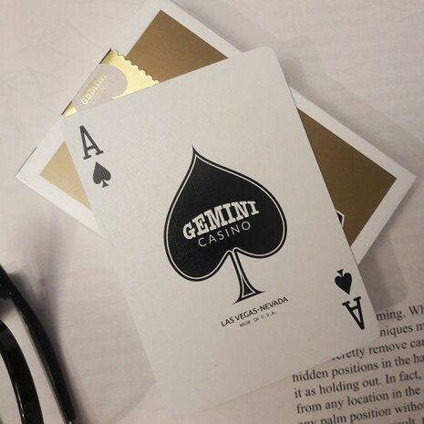 Gemini Casino Gold Playing Cards