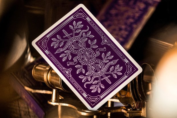 Monarchs Purple playing cards