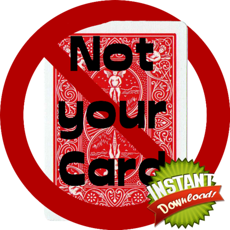 not your card - instant download