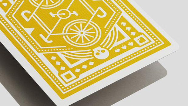 Yellow Wheel Playing Cards (DKNG) by Art of Play