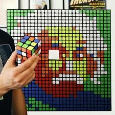 Rubik Art by Goncalo Gil and Gustavo Serano