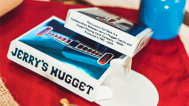 Vintage Feel Jerry's Nuggets (Blue Foil) Playing Cards