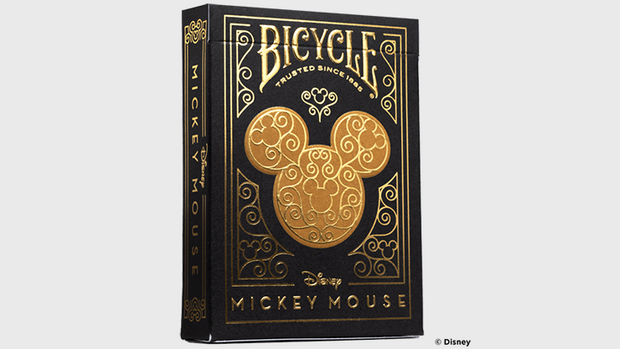 Bicycle Disney Mickey Mouse (Black and Gold) speelkaarten