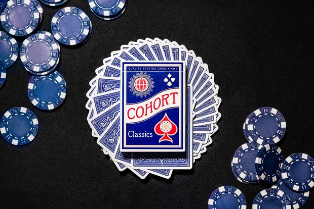 Cohorts blue speelkaarten