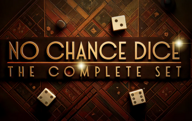No Chance Dice Set by Alakazam Magic