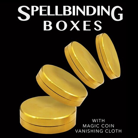 Spell Binding Boxes With Magic Coin Vanishing Cloth