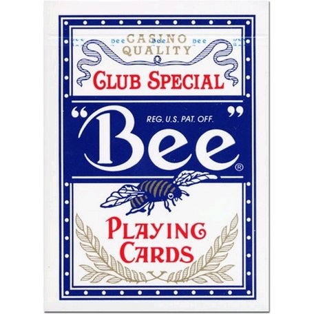 Bee cards poker blauw