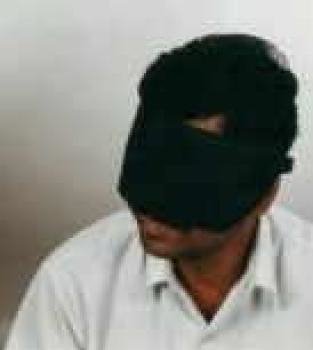 See thru blindfold