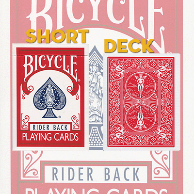 Bicycle short deck rood