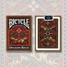 Bicycle Dragon Back Deck Goud