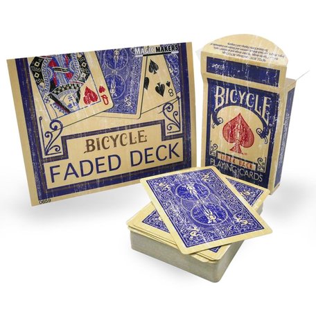 Bicycle faded deck blauw