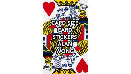 POKER Size Card Stickers by Alan Wong