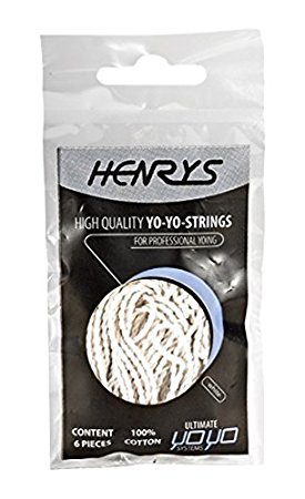 Henrys Yo-Yo touwtjes wit 6 stuks