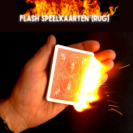 Flash speelkaarten (rug)
