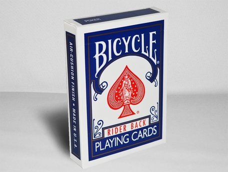  Bicycle rider back poker blauw